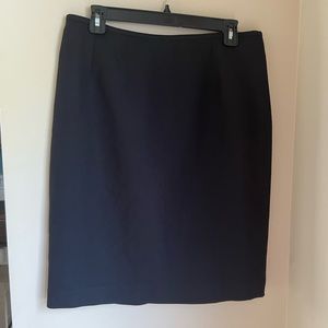 Black pencil skirt